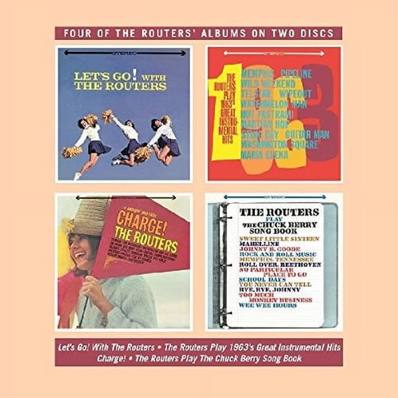 Routers - Let's Go / Play 1963's Great Instrumental Hits / Charge / Play TheChuck Berry Song Book - Music & Performance - CD