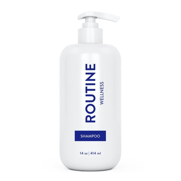 Routine Wellness Strengthening & Volumizing Shampoo for Thinning Hair - Promotes Full, Voluminous, Healthy Hair - 14 oz Unscented