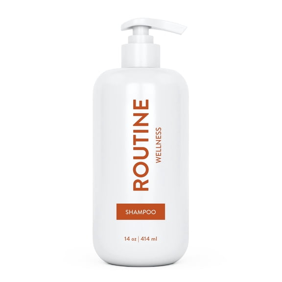 Routine Wellness Strengthening & Volumizing Shampoo for Thinning Hair - Promotes Full, Voluminous, Healthy Hair - 14 oz Coconut & Vanilla