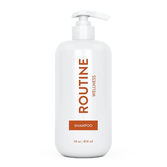 Routine Wellness Strengthening & Volumizing Shampoo for Thinning Hair - Promotes Full, Voluminous, Healthy Hair - 14 oz Coconut & Vanilla