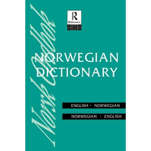 Routledge Bilingual Dictionaries Norwegian Dictionary Norwegian