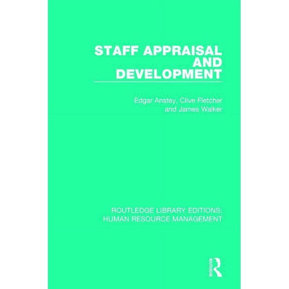 Routledge Library Editions: Human Resour Staff Appraisal and Development, (Paperback)
