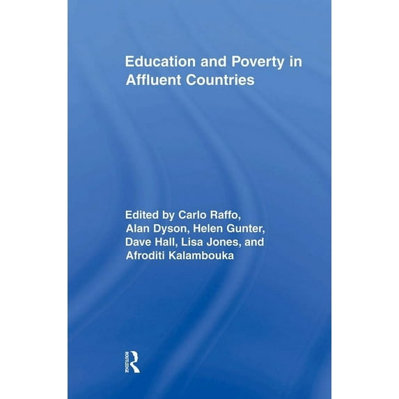Routledge Research in Education Education and Poverty in Affluent Countries, (Paperback)