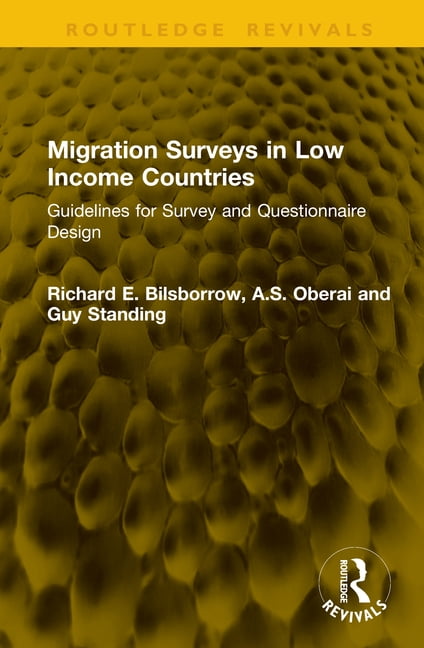 Routledge Revivals Migration Surveys in Low Income Countries ...