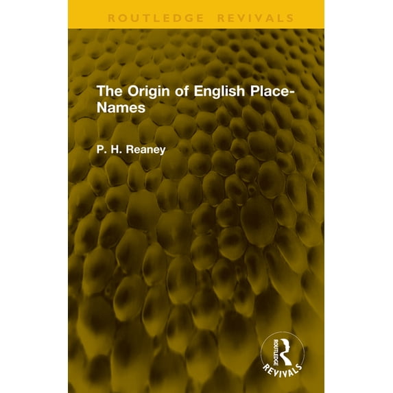 Routledge Revivals The Origin of English Place-Names, (Hardcover)