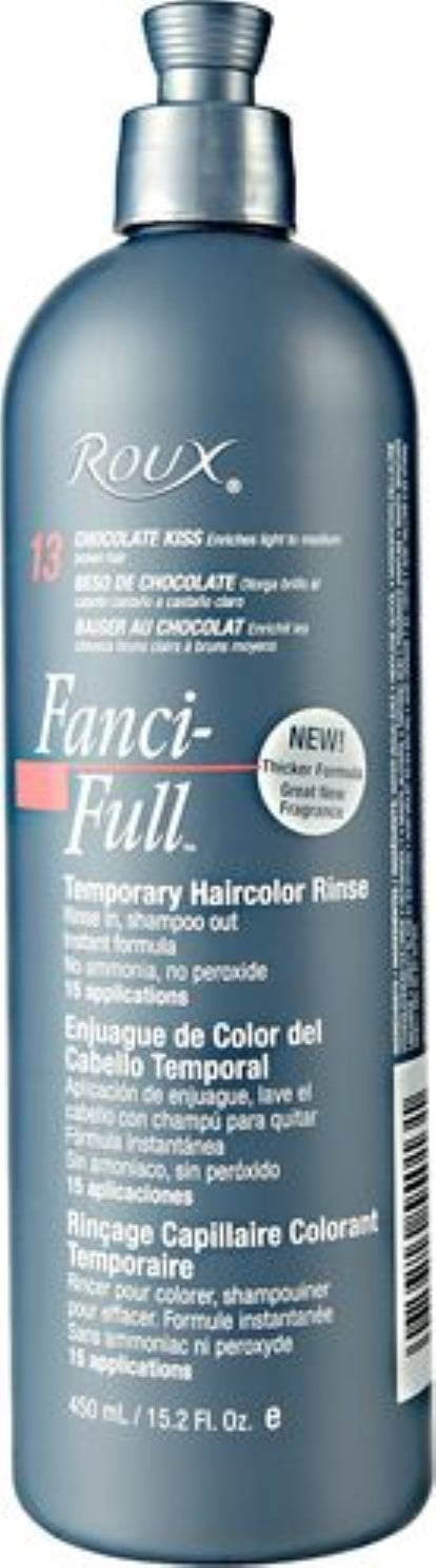 Roux Fanci-Full Temporary Color Rinse 13 Chocolate Kiss, 15.2 oz (Pack of 2)