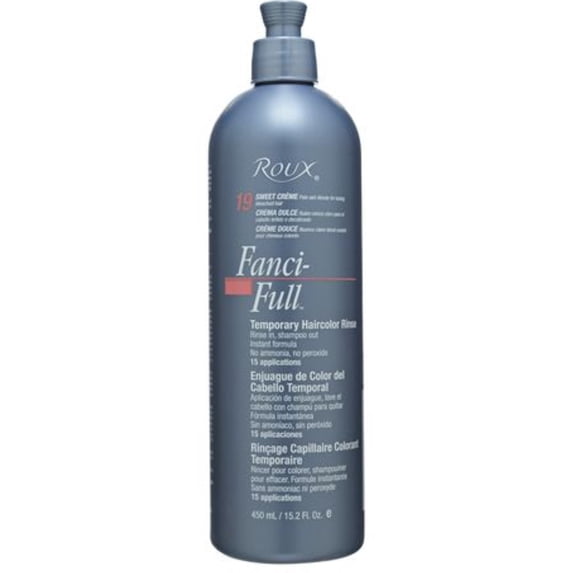 Roux Fanci-Full Temporary Color Rinse 19 Sweet Creme, 15.2 oz (Pack of 2)