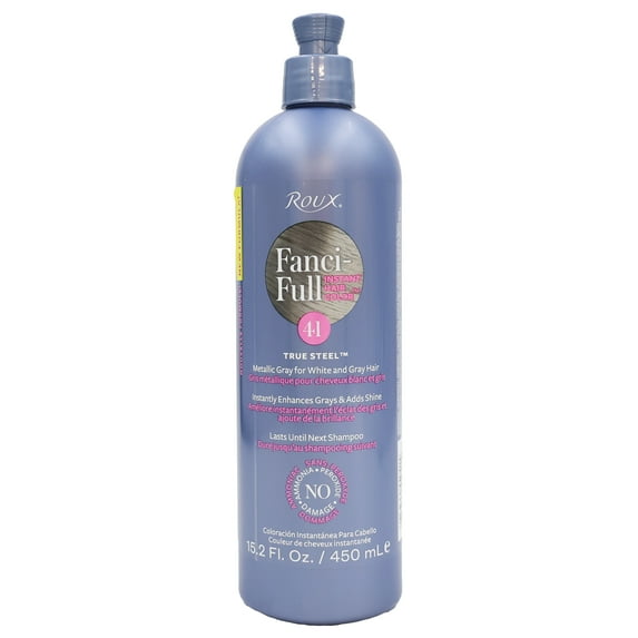 Roux Fanci Full Temporary Color Rinse, 41 True Steel, 15 Oz, Pack of 2