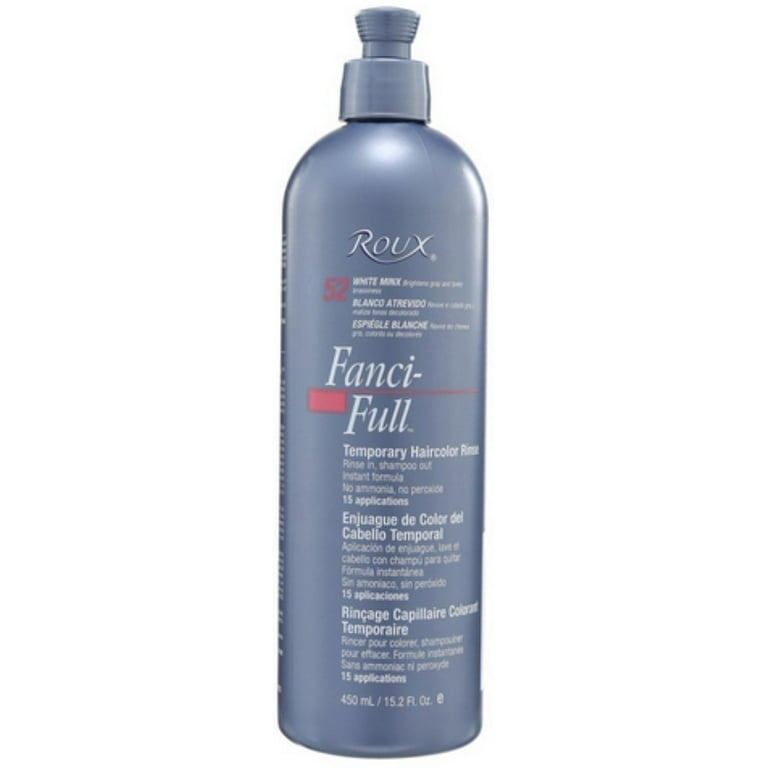 Roux Fanci-Full Temporary Color Rinse 52 White Minx, 15.2 oz
