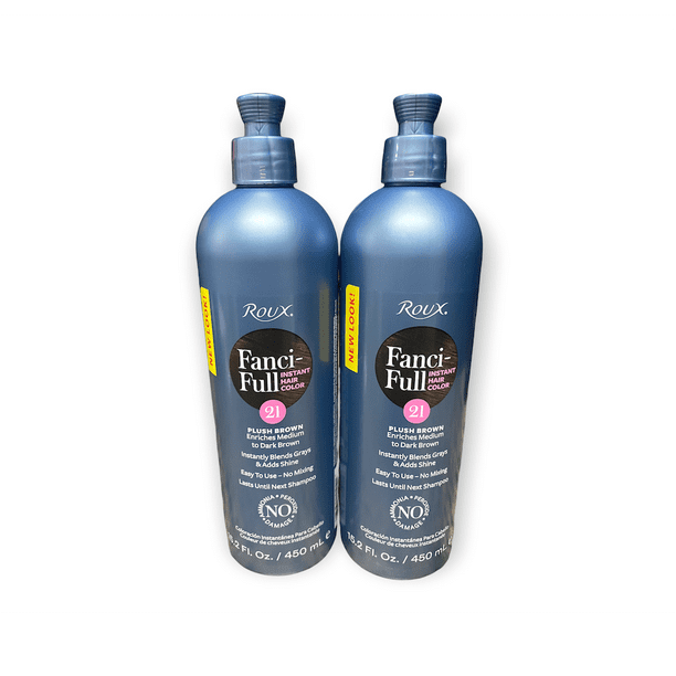 Roux FanciFull Temporary Hair Color Rinse 21 Plush Brown 15 oz