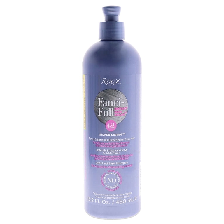 Roux Beauty Temporary Hair Color Rinse, 15.2oz, Silver Lining for