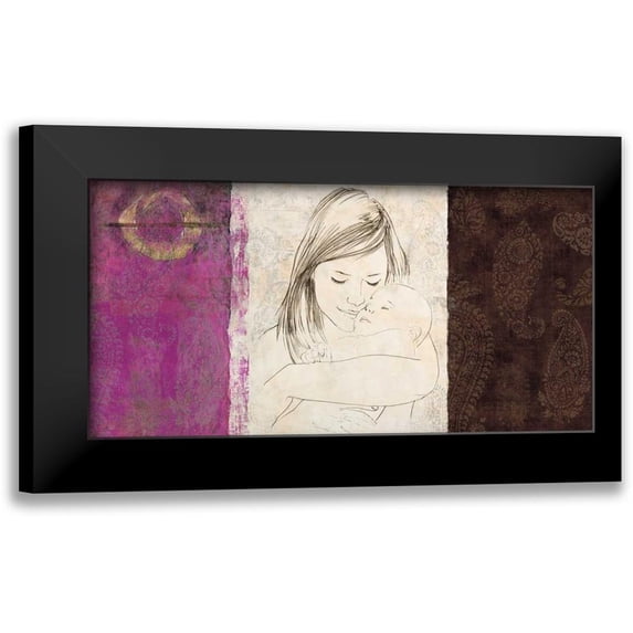 Roux, Simon 18x11 Black Modern Framed Museum Art Print Titled - Maternite I