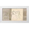 thumbnail image 1 of Roux, Simon 24x14 White Modern Wood Framed Museum Art Print Titled - Maternite III (taupe), 1 of 4