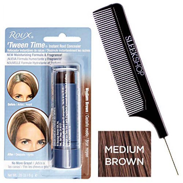 Roux TWEEN TIME Instant ROOT CONCEALER Hair Crayon, No More Grays (w