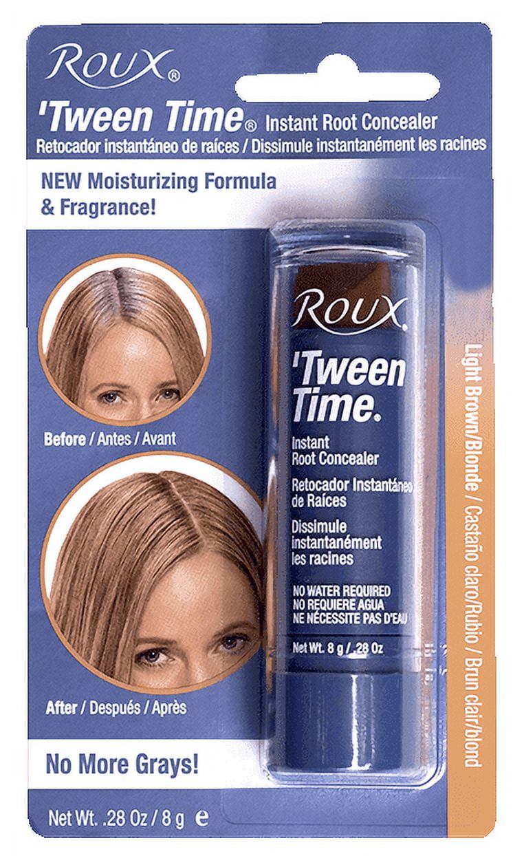 Roux Temporary Haircolor TouchUp Stick Light Brown, 1 ea