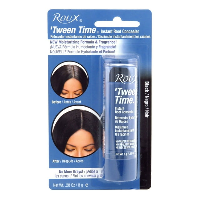 Roux Tween Time Instant Haircolor Touch Up Stick Black, Pack of 2