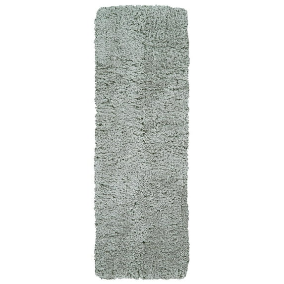 Roux Ultra Plush 3in Shag Rug, Ether/Light Gray, 2ft - 6in x 8ft, Runner