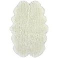 thumbnail image 1 of Roux Ultra Plush 3in Shag Rug, Pearl White, 2ft x 3ft - 4in Accent Rug, 1 of 4