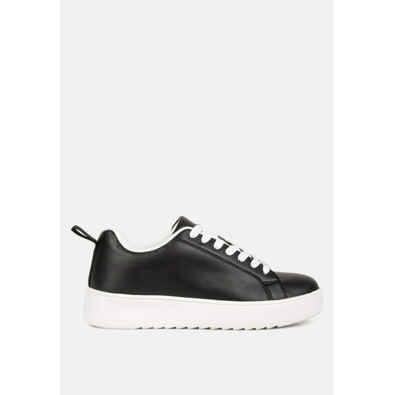Rouxy Faux Leather Sneakers