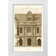 thumbnail image 1 of Rouyer, Eugene 13x18 White Modern Wood Framed Museum Art Print Titled - French Architecture I, 1 of 4