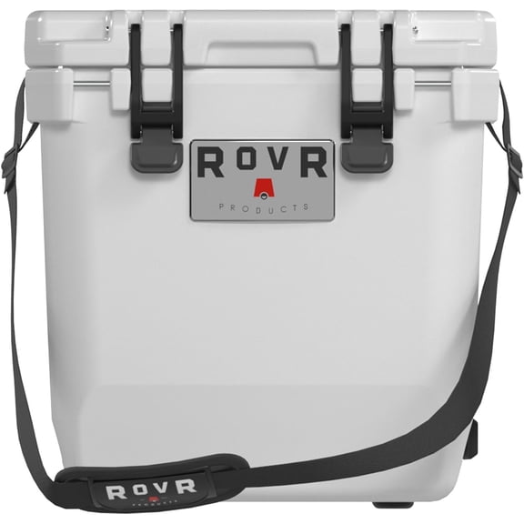 RovR RollR Hard Cooler - Insulated Portable Cooler, 45 Qt, White