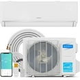 thumbnail image 1 of VINGLI 18,000 BTU Smart WIFI Mini Split AC/Heating System with Inverter & APP Control, 23 SEER2 Ductless Split Air Conditioner with Pre-Charged Condenser, Heat Pump & Installation Kit, 230V, 1 of 10