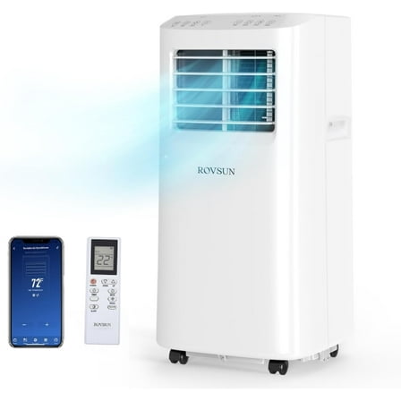 ROVSUN  5100 BTU (8000BTU ASHRAE) Portable Air Conditioner with Remote & App Control, 3-in-1 AC Unit, Fan & Duhumidifier