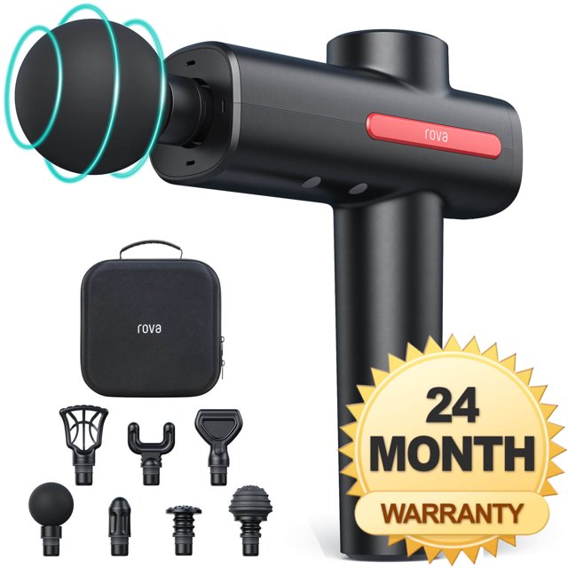 Rova Massage Gun Pro, Handheld Muscle Therapy Gun, Deep Tissue