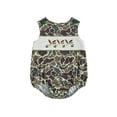 thumbnail image 1 of Rovasas Baby Boy Camouflage Jumpsuit Sleeveless Duck Embroidery Romper, 1 of 9