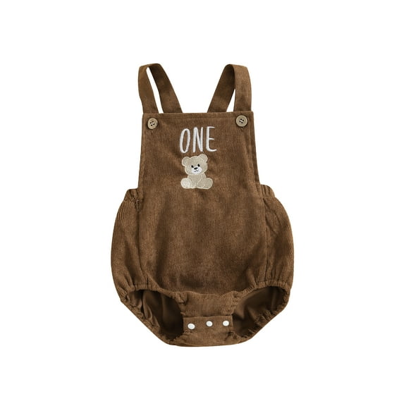 Rovasas Baby Boys Rompers Bear/Planet/Sun/Rugby Embroidery Jumpsuits