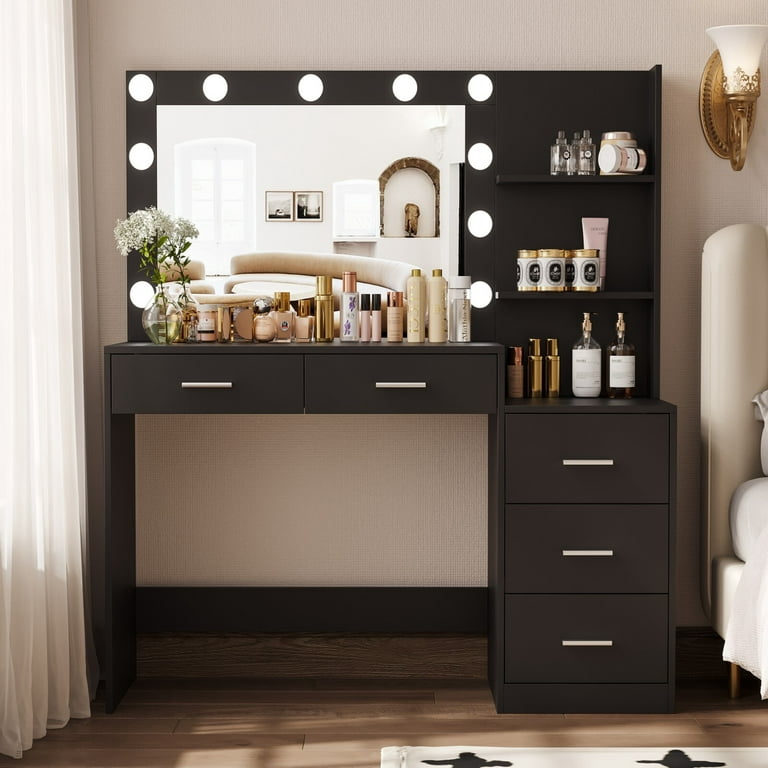 Rovaurx 46 7 Makeup Vanity Table With
