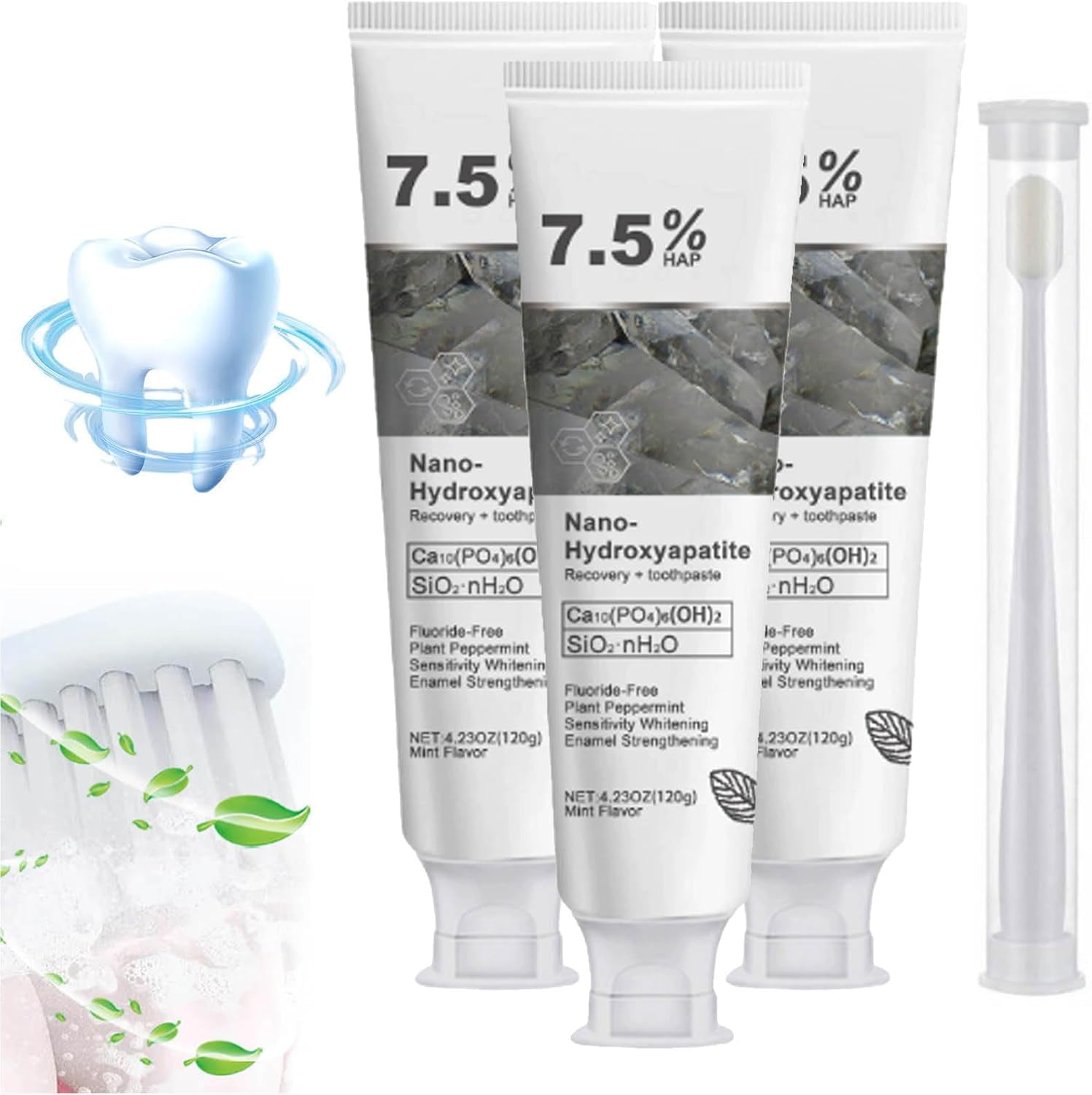 Rovaxz Toothpaste - 7.5% Nano Hydroxyapatite Toothpaste, Sensitive ...