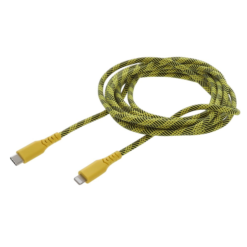 Rove RV10FTLUSBC 10 ft. Lightning to USB C Braided Cable - Extra Long ...
