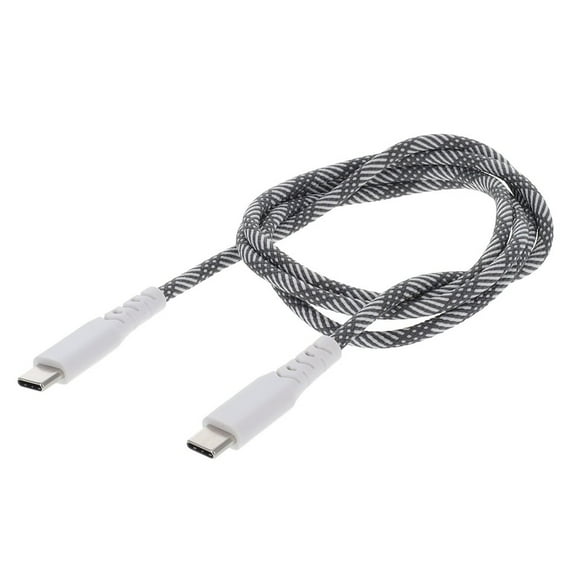 Rove 3ft Usb-c To Usb-c Braided Cable Rv3ftusbcc Charging Cord For Mobile Devices-assorted