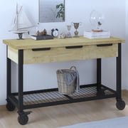 Rove 62 Industrial Metal & Wood Workbench