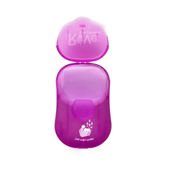 Rove Brands Lavender Mist Biodegradable Dissolvable Paper Soapsheets - Single 50 Sheet Personal Container