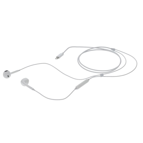 DAS COMPANIES Rove Ear Buds with Mic Headphones with Lightning Connector Wired Ear Buds White