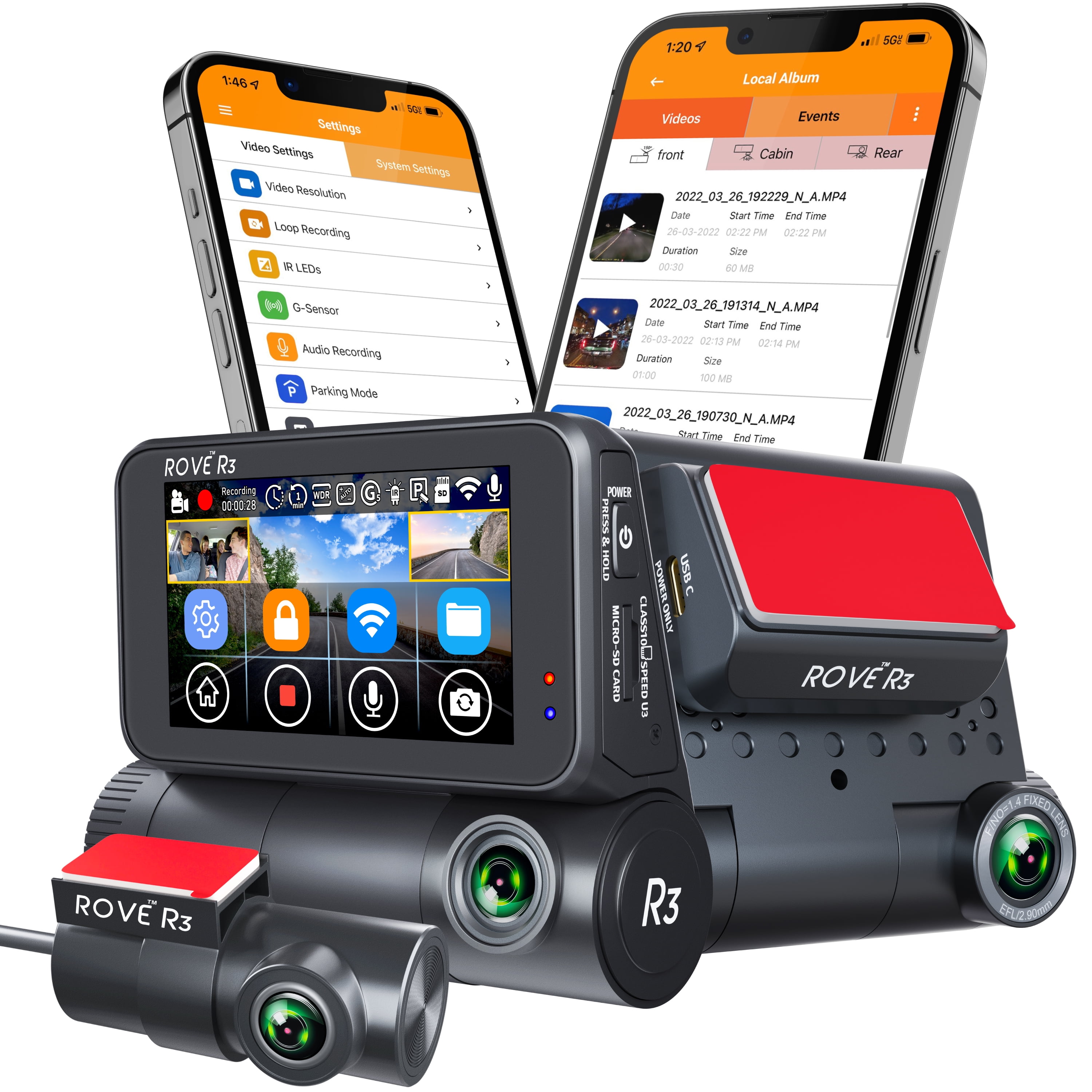 ROVE - Connect the ROVE R3 dash cam with your iOS/Android