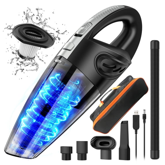 Juyafio New Cordless Handheld Vacuum with 15000PA, Portable Rechargeable Car Vacuum Cleaner For Car