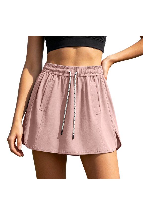 Casual Loose Fitting Pants Pink XL