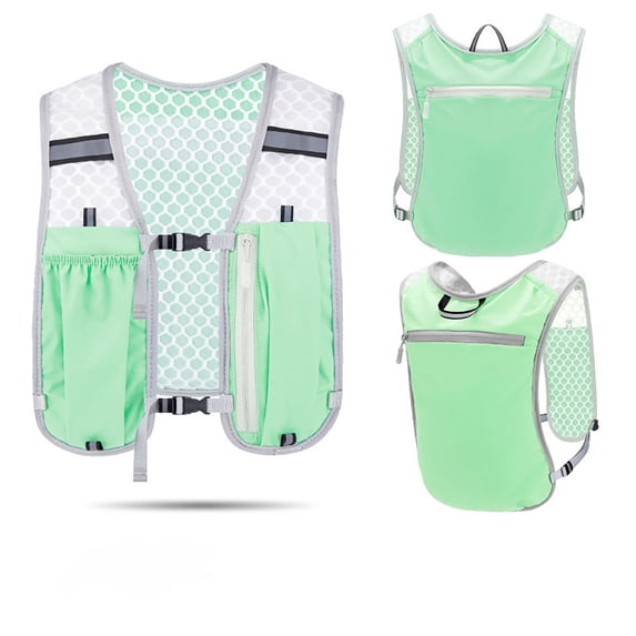 Rove Studio Lightweight Running Vest for Women, Hydration Backpack Hiking Backpack for Women, Breathable Running Hydration Pack Green