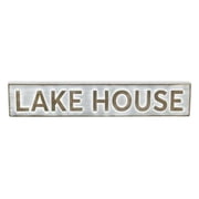 Roven Horizontal "Lake House" Sign - Galvanized