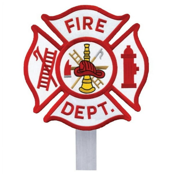 Roventeur Fire Department Grave Flag Holder 12in x 18in
