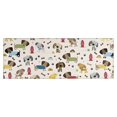 thumbnail image 1 of Rover Cream Dogs Bone Kitchen Rug Mat,Kitchen Runner Rugs Non Skid Washable,Decorative Kitchen Floor Mats for Kitchen,Sink,Laundry,17"X47", 1 of 5