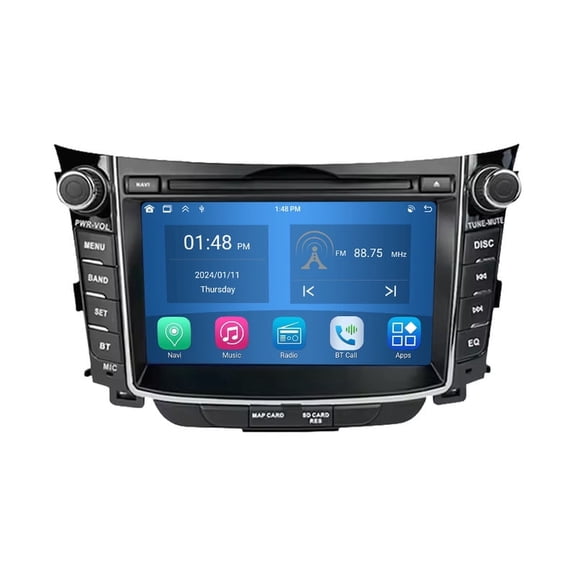 RoverOne 4+64G for Hyundai I30 Elantra GT 2011 - 2017 Car Stereo CarPlay Android Auto GPS Navigation Bluetooth DSP Head Unit