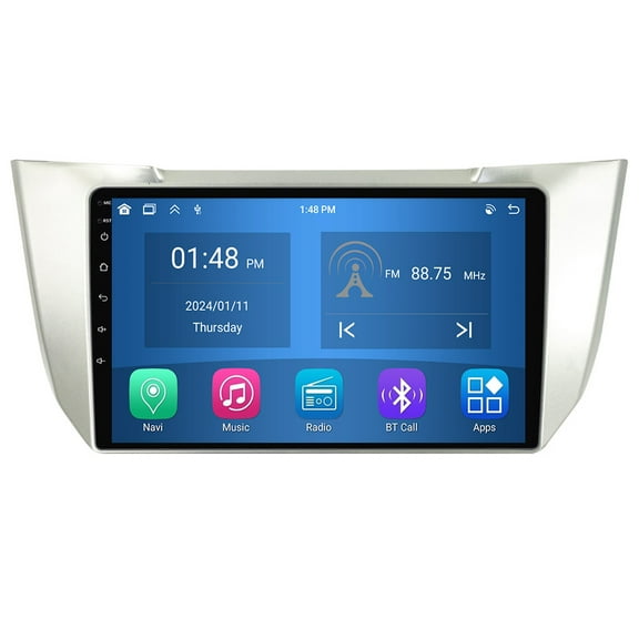 RoverOne 4+64GB Car Stereo CarPlay GPS Navigation Bluetooth for Lexus RX300 RX330 RX350 RX400H 2 2003 - 2009 for Toyota Harrier XU30 2 2003 - 2013 Android Touch Screen Player