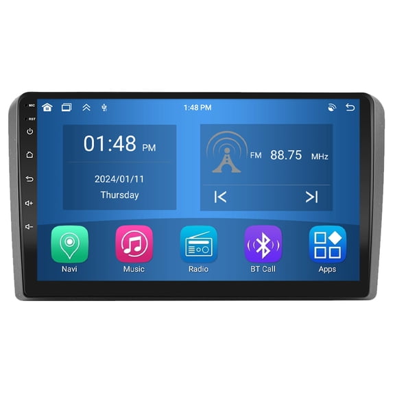 RoverOne 4+64GB Car Stereo CarPlay GPS Navigation Bluetooth for Audi A3 2 8P 2003-2013 S3 2006-2012 RS3 2011 2012 Touch Screen Player
