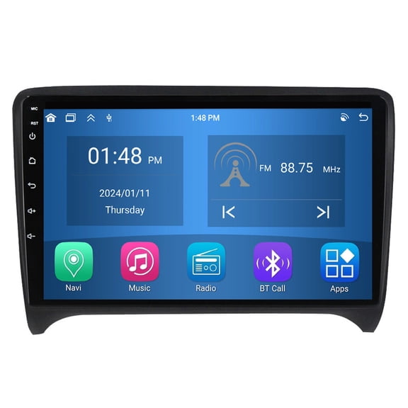RoverOne 4+64GB Car Stereo CarPlay GPS Navigation Bluetooth for Audi TT 2 8J 2006-2014 Android Touch Screen Player