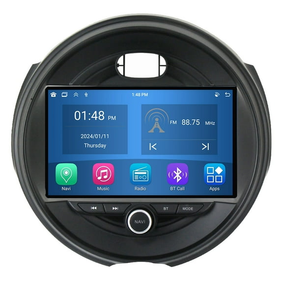 RoverOne 4+64GB Car Stereo CarPlay GPS Navigation Bluetooth for BMW Mini Cooper 2014-2020 Android Touch Screen Player