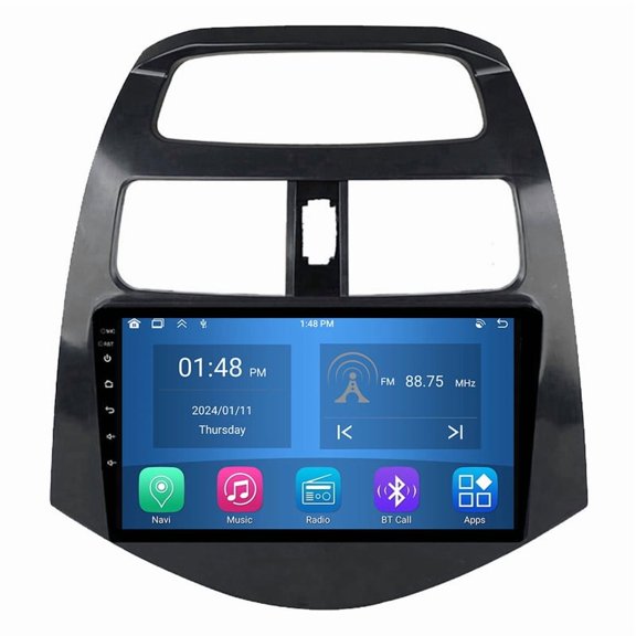 RoverOne 4+64GB Car Stereo CarPlay GPS Navigation Bluetooth for Chevrolet Spark M300 2009-2016 Android Touch Screen Player